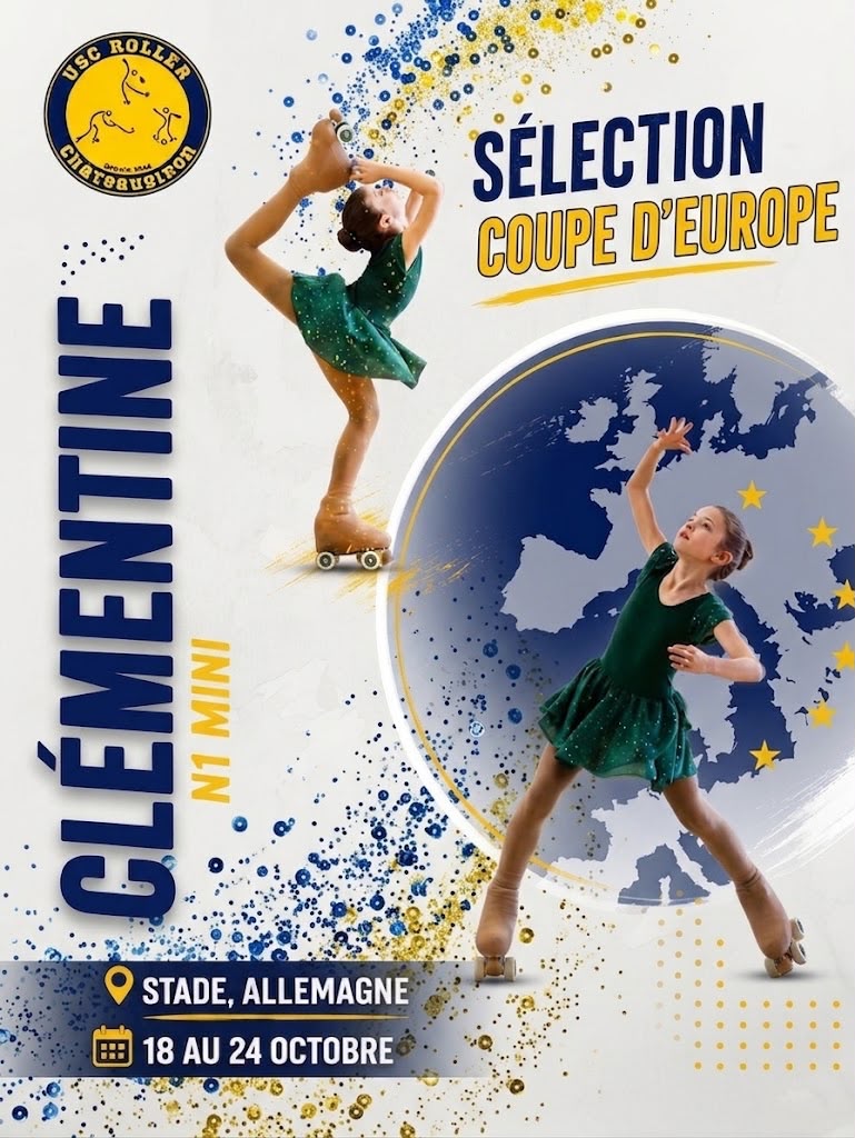 Clémentine : patineuse artistique sélectionnée en coupe d'Europe